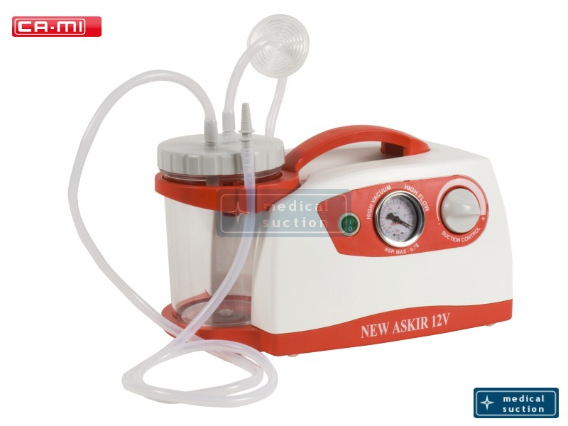 Portable Suction Unit Askir30 12V with FLOVAC® Disposable Liners